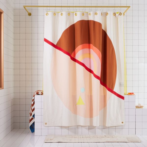 Quiet Town Ashbury Clay Shower Curtain