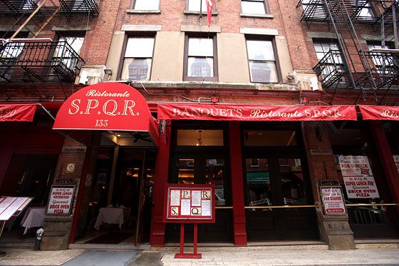 Little Italy S Spqr On Mulberry Street Has Closed