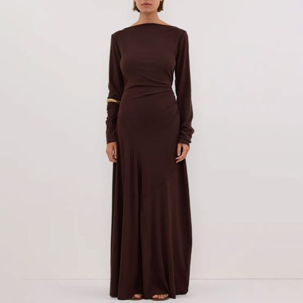 DISSH Hadley Choc Sleeved Knit Maxi Dress