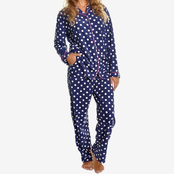 Ekouaer Women Pajamas Set Long Sleeve 2 Piece PJ Sets Top with Pants Sleepwear Set Cozy PJ Set Cotton Sleep Sets S-XXL