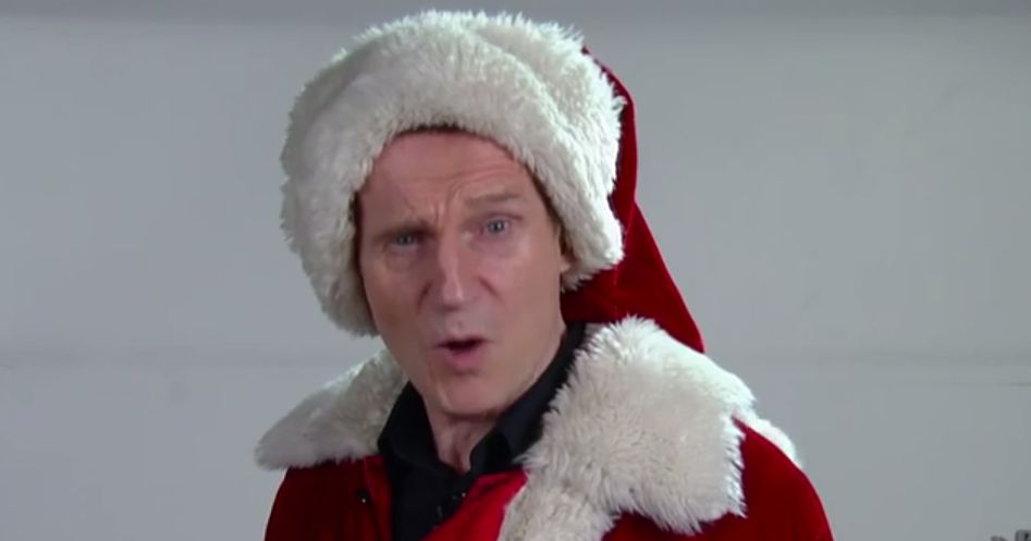 Liam Neeson’s Santa Claus Has a Very Particular Set of Gifts