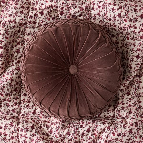 Urban Outfitters Round Pintuck Pillow