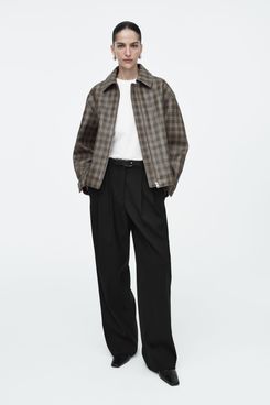 Cos Relaxed Tailored Wool Wide-Leg Pants