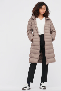 warmest women's down coat