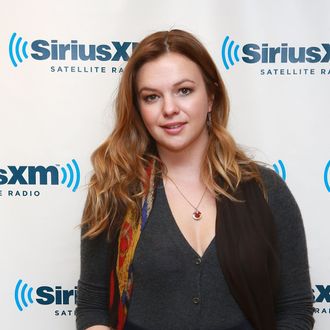 NEW YORK, NY - SEPTEMBER 18: Actress Amber Tamblyn visits at SiriusXM Studios on September 18, 2013 in New York City. (Photo by Robin Marchant/Getty Images)
