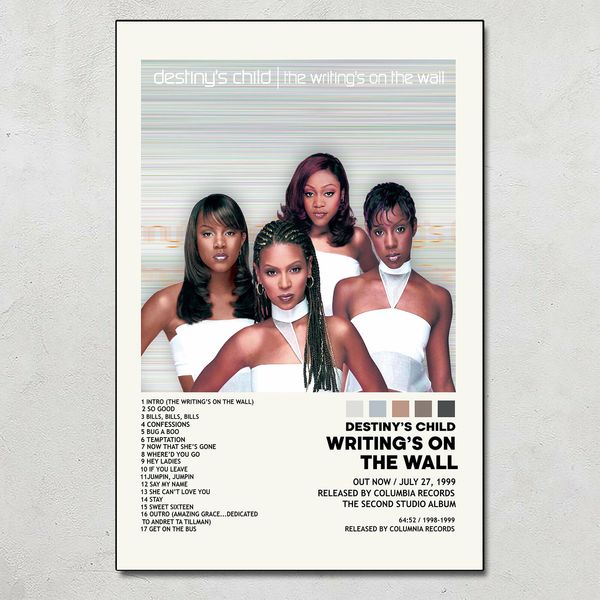 Destiny’s Child Posters Writing’s on the Wall Album Music Poster