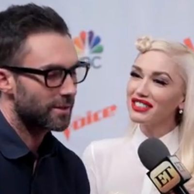 Adam Levine and Gwen Stefani