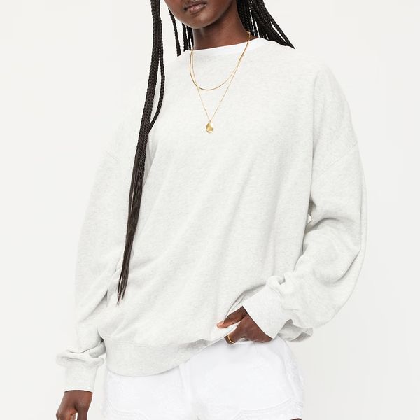 Old Navy SoComfy Oversized Tunic Sweatshirt – Solid Color