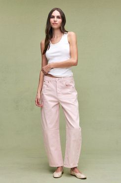 Parke Horseshoe Jean - Pink