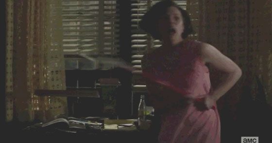 今週マッド・メンGIFS：ペギーの事故