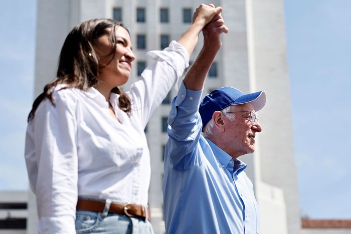 Bernie Sanders And Alexandria Ocasio-Cortez Hold “Fighting Oligarchy” Rally In L.A.