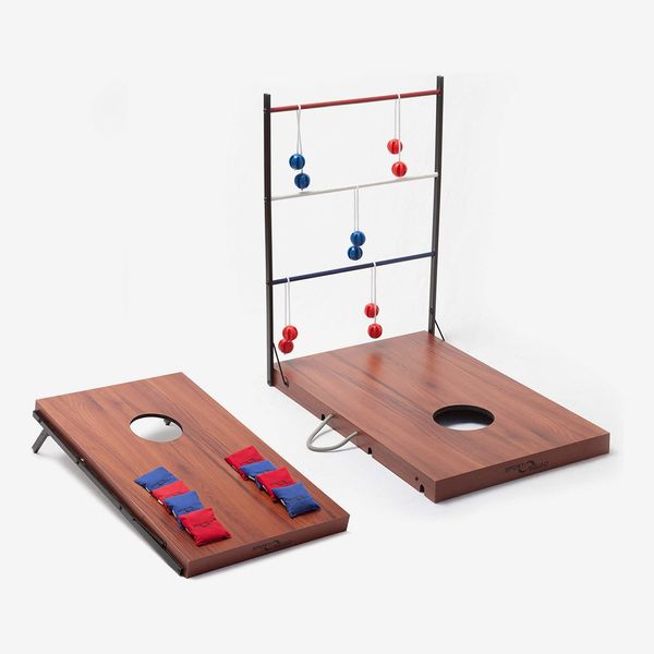 Sport Squad 2-in-1 Bean Bag/Cornhole and Ladder Toss Game Set