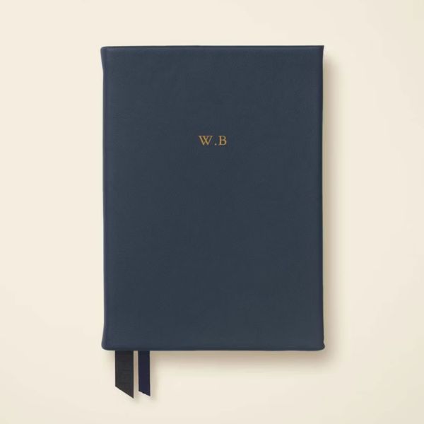 Papier Monogram Leather Notebook