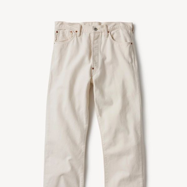 Buck Mason Seeded Natural Buckleback Big Jean