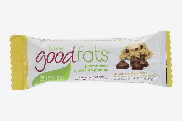 Love Food Fats Plant-Based Bars, Chocolate Chip Cookie Dough - Box of 12