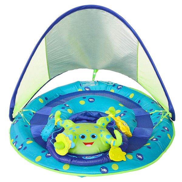 SwimWays Baby Spring Float Activity Center With Canopy