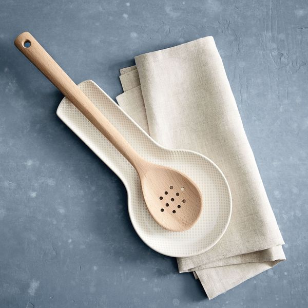 West Elm Textured Stoneware Spoon Rest