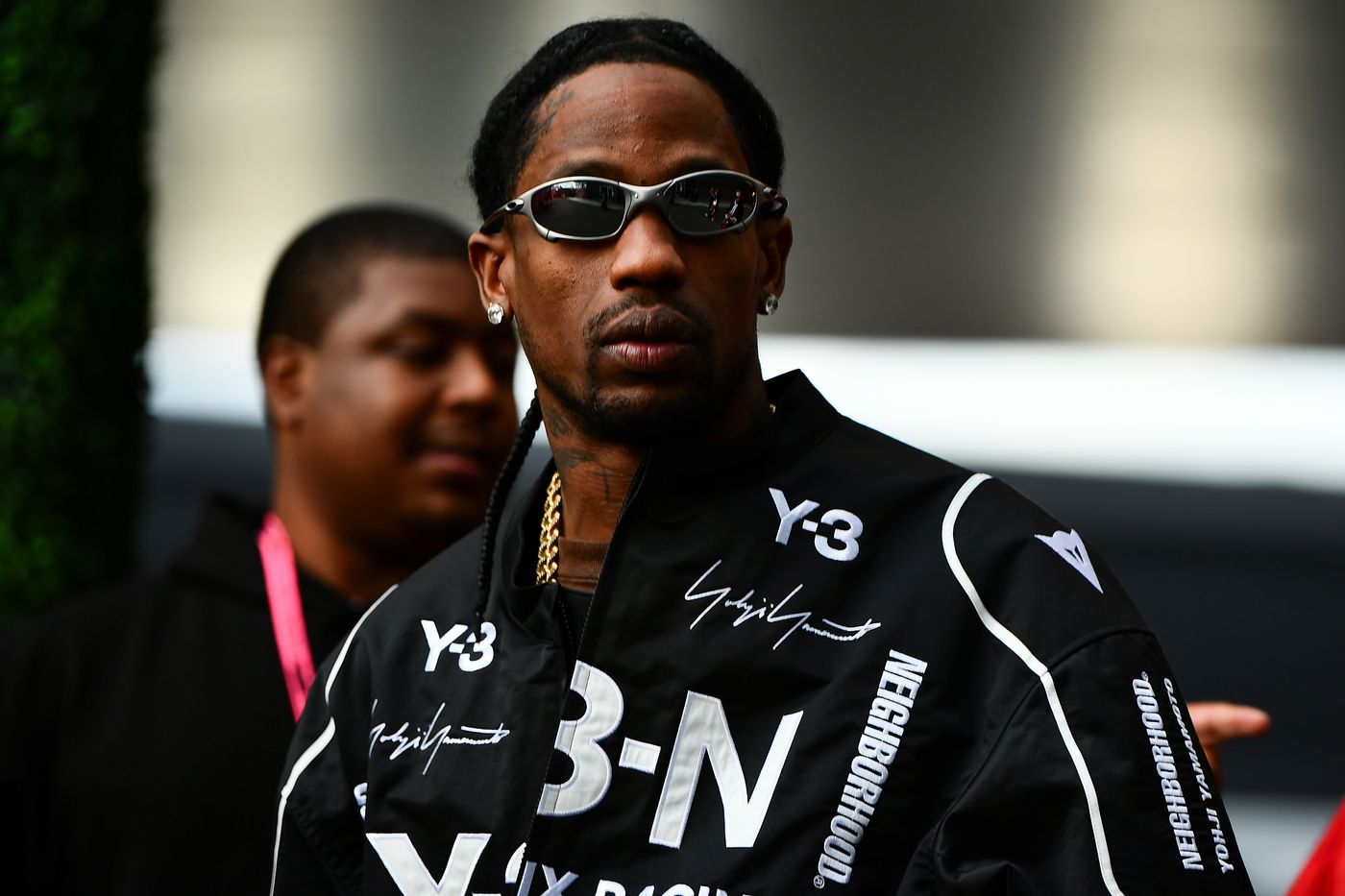 Travis Scott at the Formula 1 Vegas Grand Prix