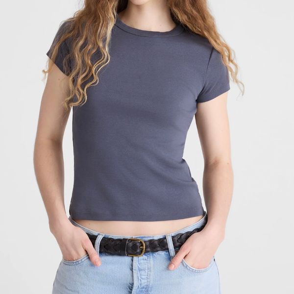 Madewell The '90s Crewneck Tee in Compact Cotton