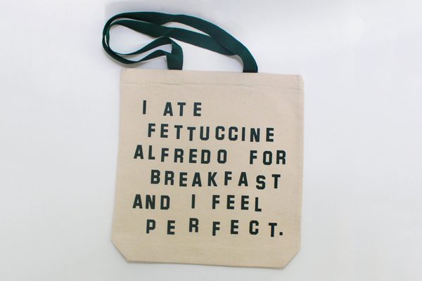 I Ate Fettuccine Tote Bag
