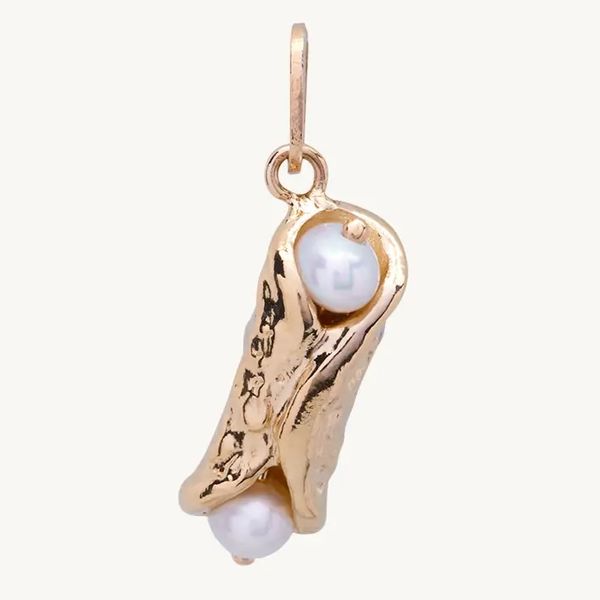 Catbird Holy Cannoli Charm, Yellow Gold
