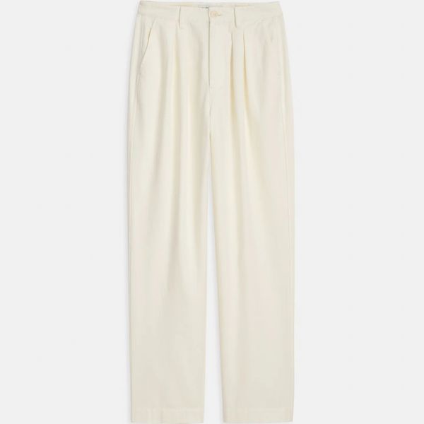 Alex Mill Keaton Double Pleat Pant in Twill