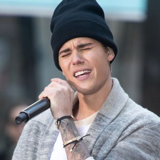 Justin Bieber Performs On NBC's 