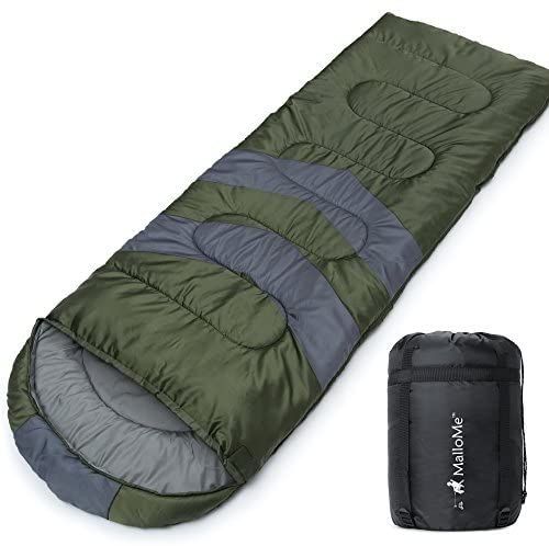 2 Season Single Adult Waterproof Camping Hiking Suit Case Sleep Bag Heavy Duty 