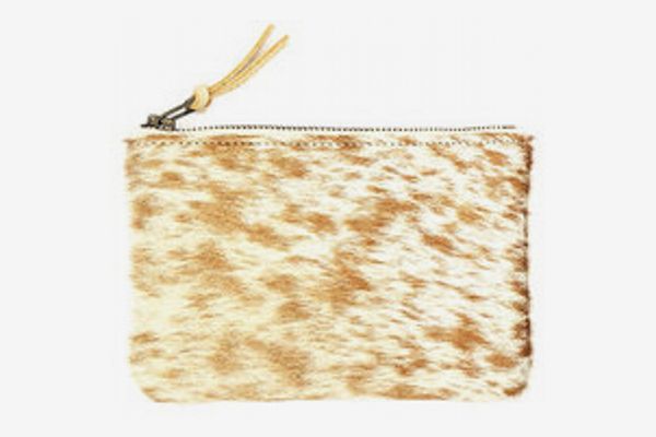 Primecut Caramel Speckled Zipper Wallet