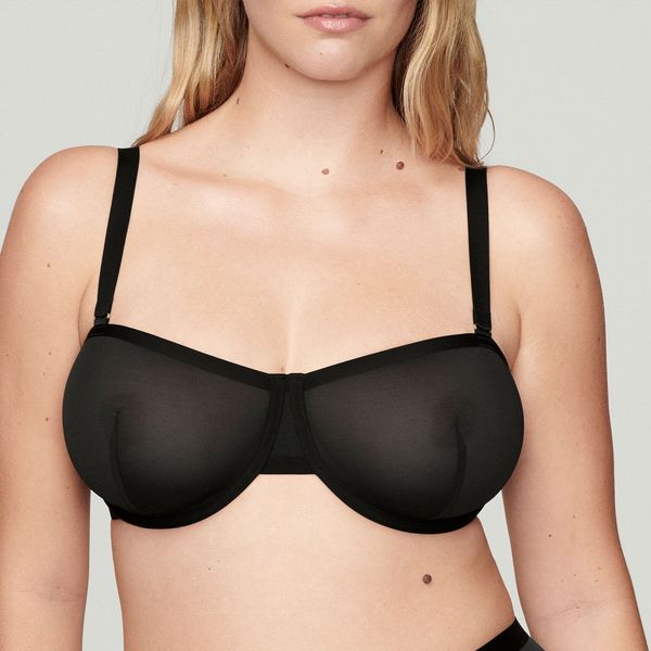 Nude Brilliant Soft Cup Bra in bands 30 through 42 - Kris Line