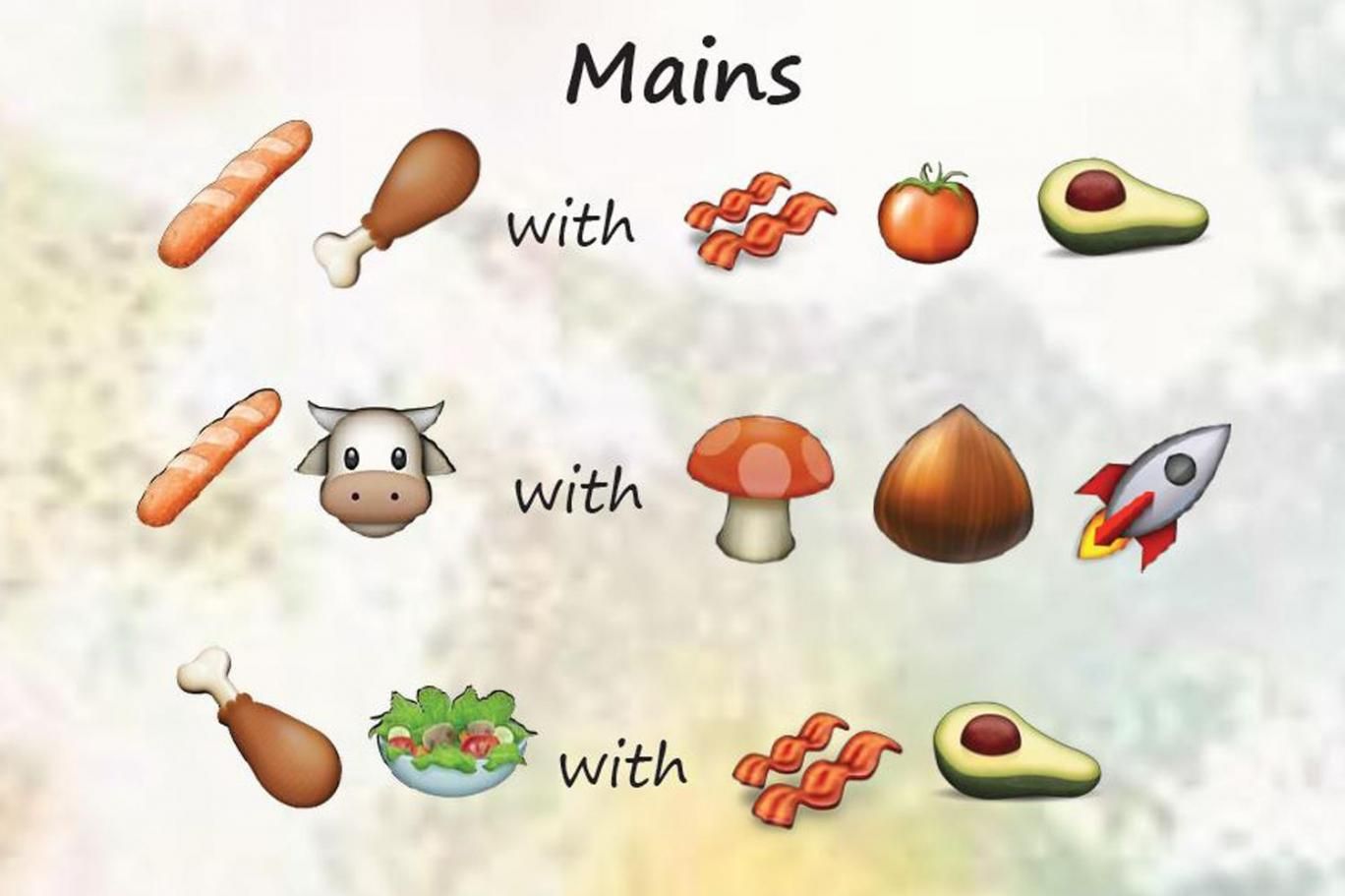 Restaurant Debuts All-Emoji Menu