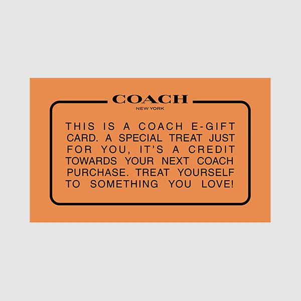 Coach E-Gift Card