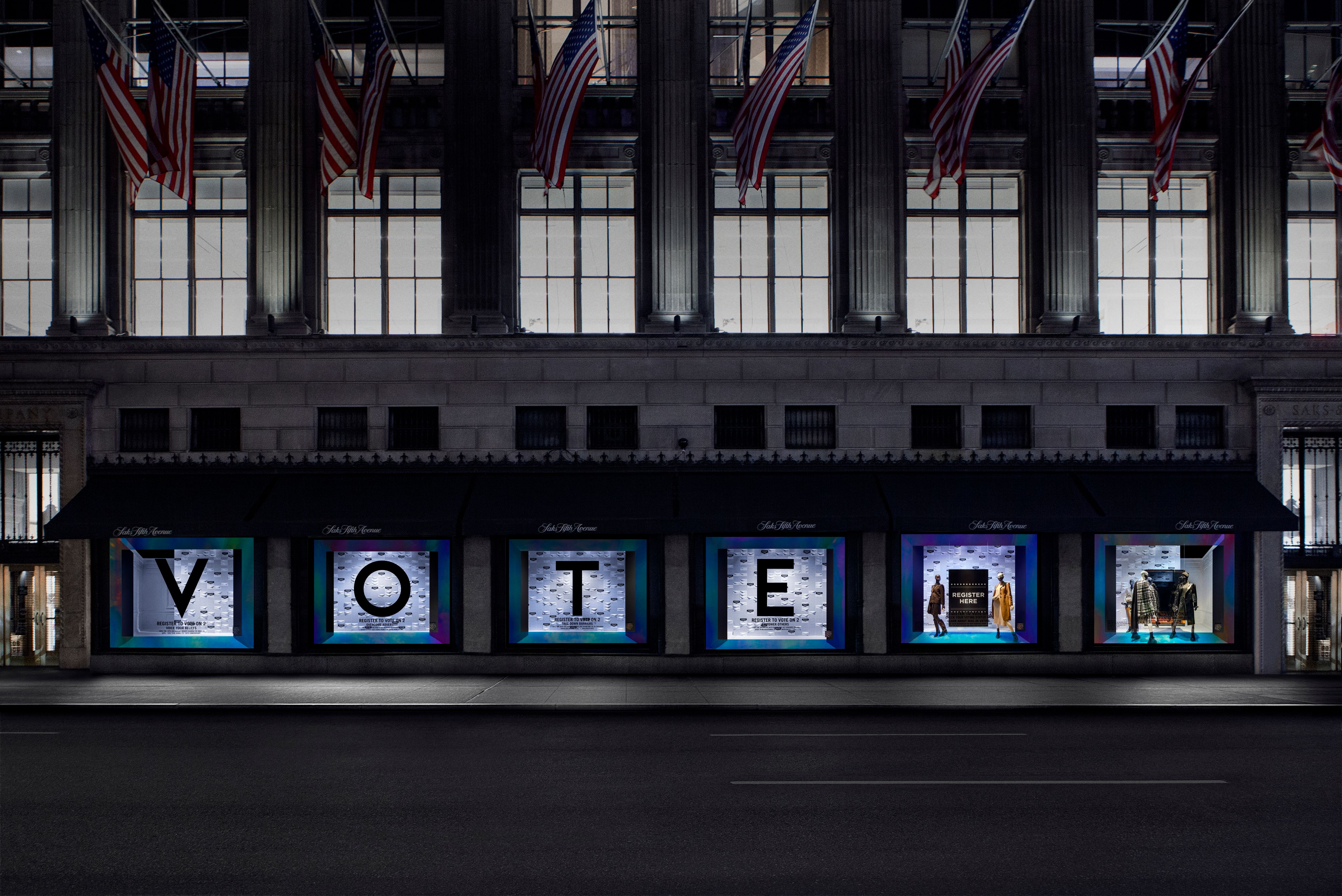 Register to Vote at Saks Fifth Avenue