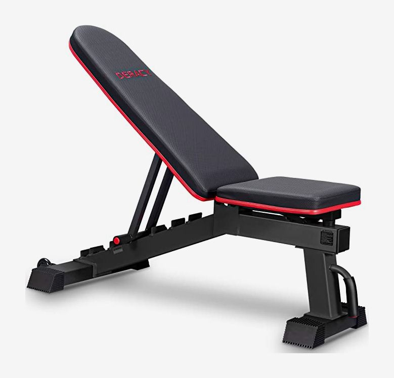 FITNESS WEIGHT BENCH Adjustable Strength Training Gym Workout Lifting Exercise 