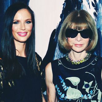 Georgina Chapman and Anna Wintour.