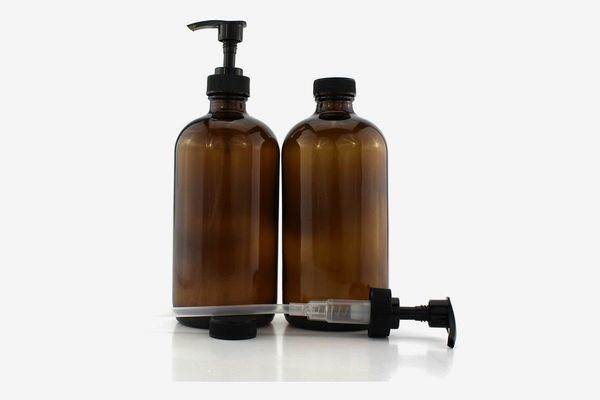 Cornucopia Brands 16-Ounce Amber Glass Bottles, 2 Pack