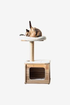 Catry Wooden Cat-Tree Condo