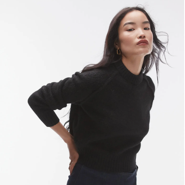 Topshop Exposed Seam Sweater