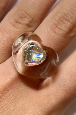 BONBONWHIMS Iridescent Heart Ring