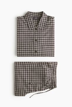 H&M Flannel Pajama Shirt and Pants