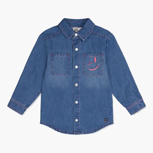 Deux par Deux Ivy Classic Relaxed Timeless Denim Shirt