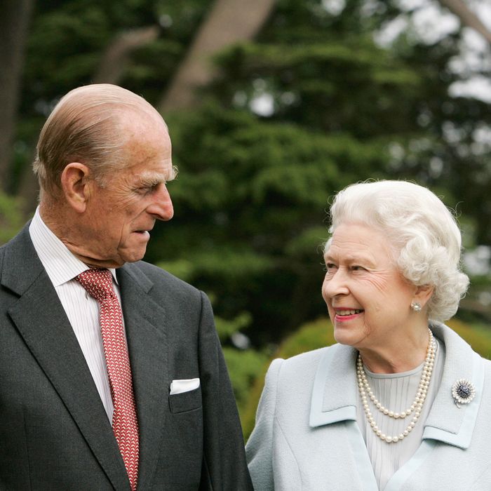 Prince Philip and Queen Elizabeth.