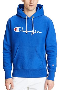 Champion Premium Reverse Weave Large Logo Pullover Hoodie