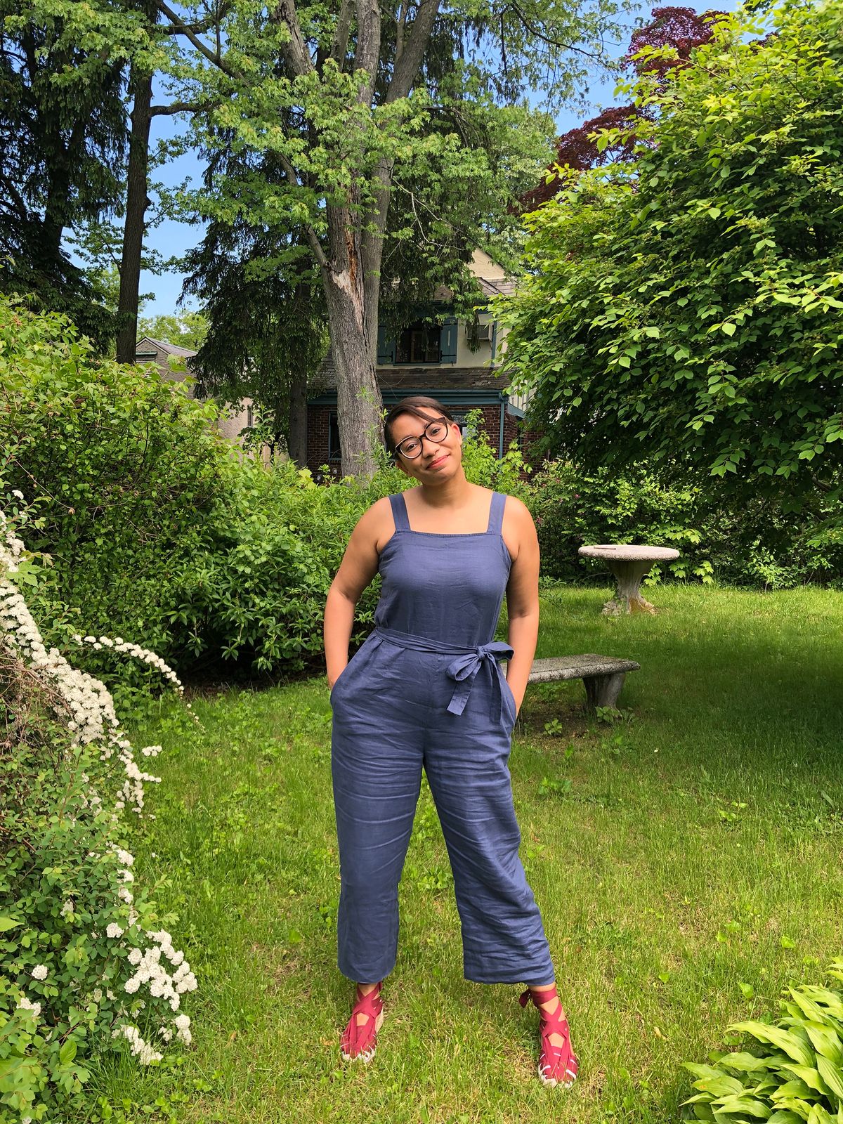 everlane linen jumpsuit review