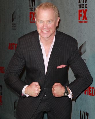 LOS ANGELES, CA - JANUARY 10: Actor Neal McDonough attends the premiere of FX Networks & Sony Pictures Television's 