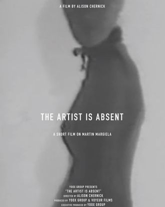 The poster for <em>The Artist Is Absent.</em>