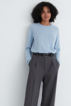 Uniqlo Wide-Fit Pleated Pants