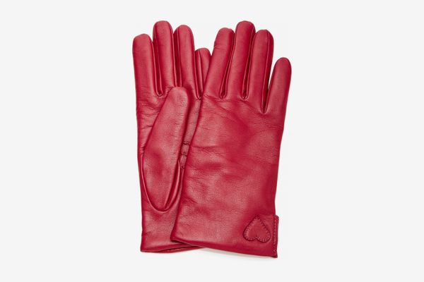 Yestadt Millinery Amore Appliquéd Leather Gloves