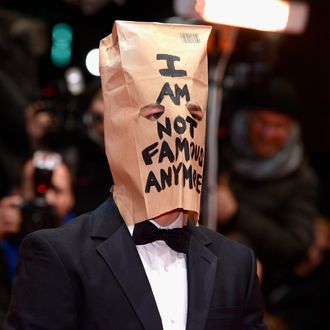 BERLIN, GERMANY - FEBRUARY 09: Shia LaBeouf attends the 'Nymphomaniac Volume I (long version)' premiere during 64th Berlinale International Film Festival at Berlinale Palast on February 9, 2014 in Berlin, Germany. (Photo by Clemens Bilan/Getty Images)