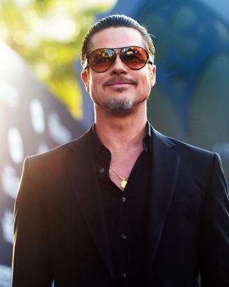  Actor Brad Pitt attends the World Premiere of Disney's 